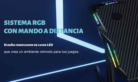 Sistema de luces LED de las mesas gamer Hlonone.