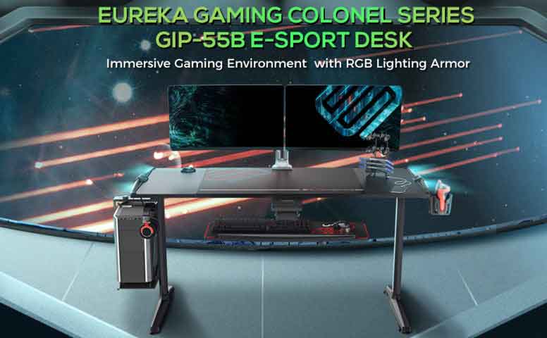 Eureka Gaming, mesa gamer Colonel Series de Eureka Ergonomic.