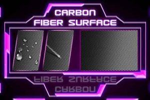 Superficie de fibra de carbono del escritorio gamer HImimi. Muebles Gamer.