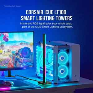 Corsair iCUE LT100 Kit torre iluminación inteligente. Corsair LED. Muebles gamer.