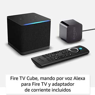 Complementos incluidos en la compra de un Fire TV Cube de Amazon.