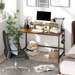 Escritorio de computadora Homeyfine. Ofertas de escritorios para la vuelta al cole en Amazon. Muebles Gamer.