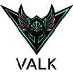 Logo de Valk, sillas gaming fabricadas en España.
