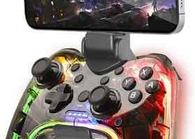 Mando multiplataforma y adaptador iphone de Mars gaming.